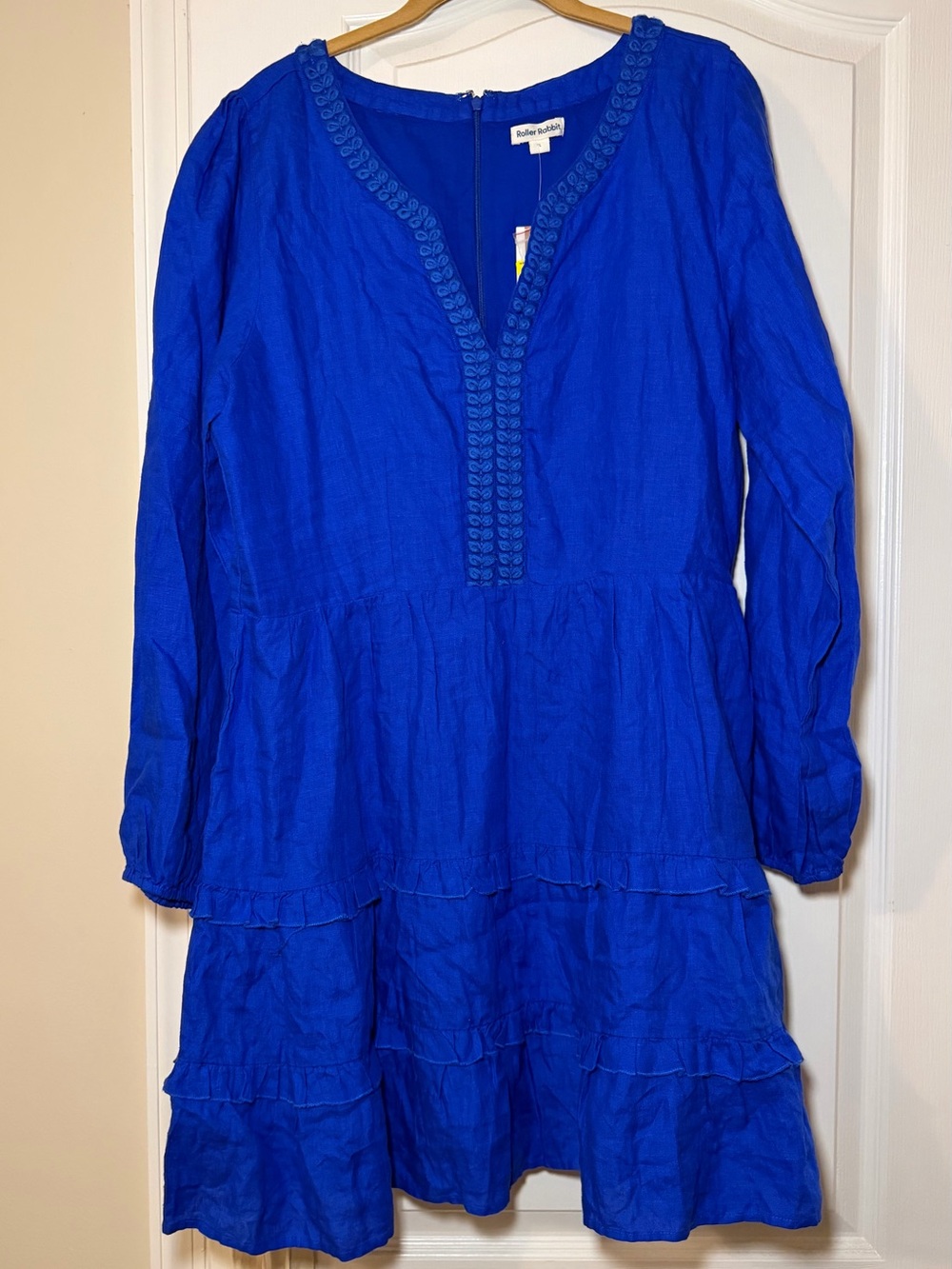 Roller Rabbit Royal Blue Linen Dress